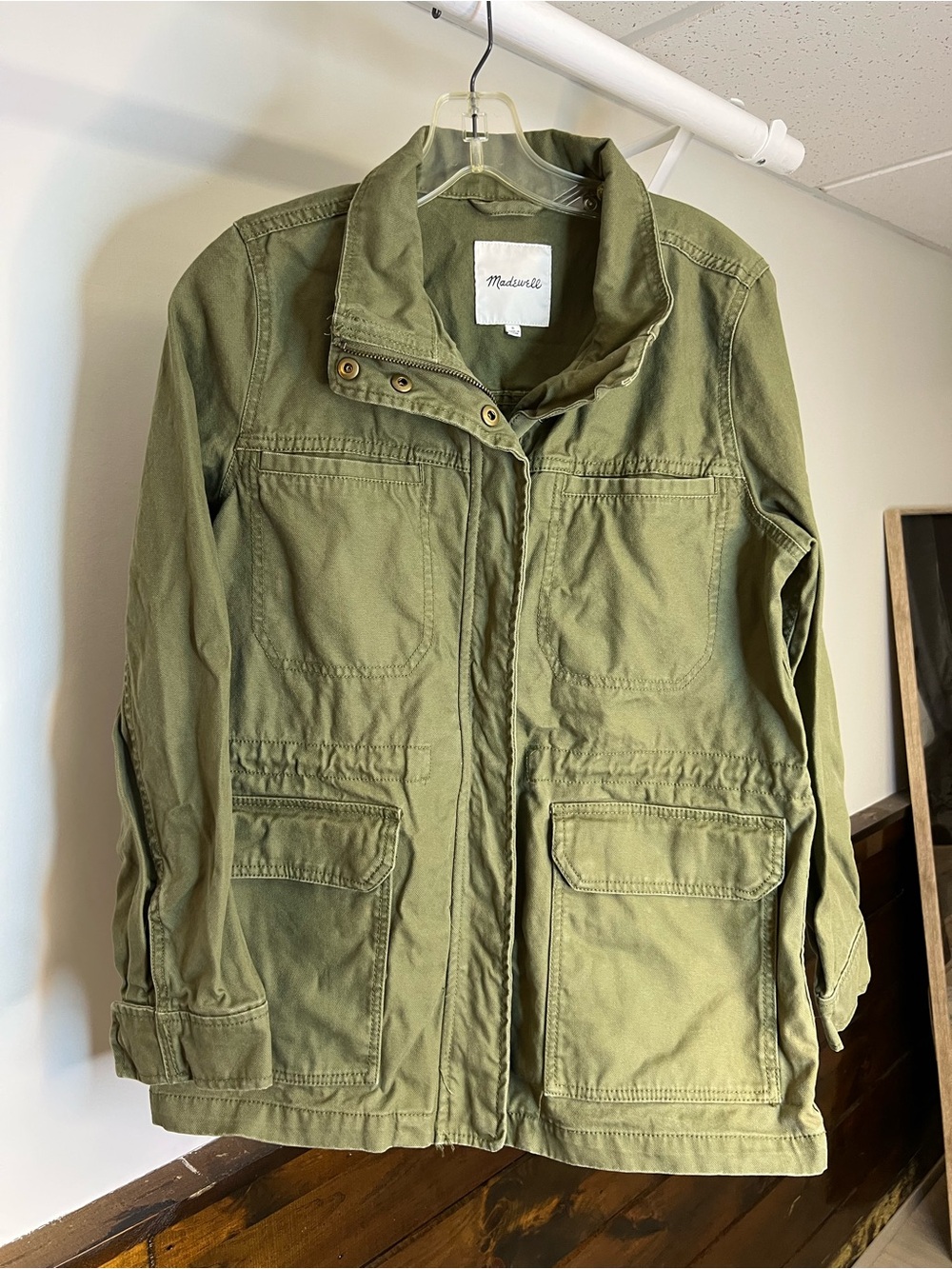 Madewell Olive Green Utility Jacket- S‎